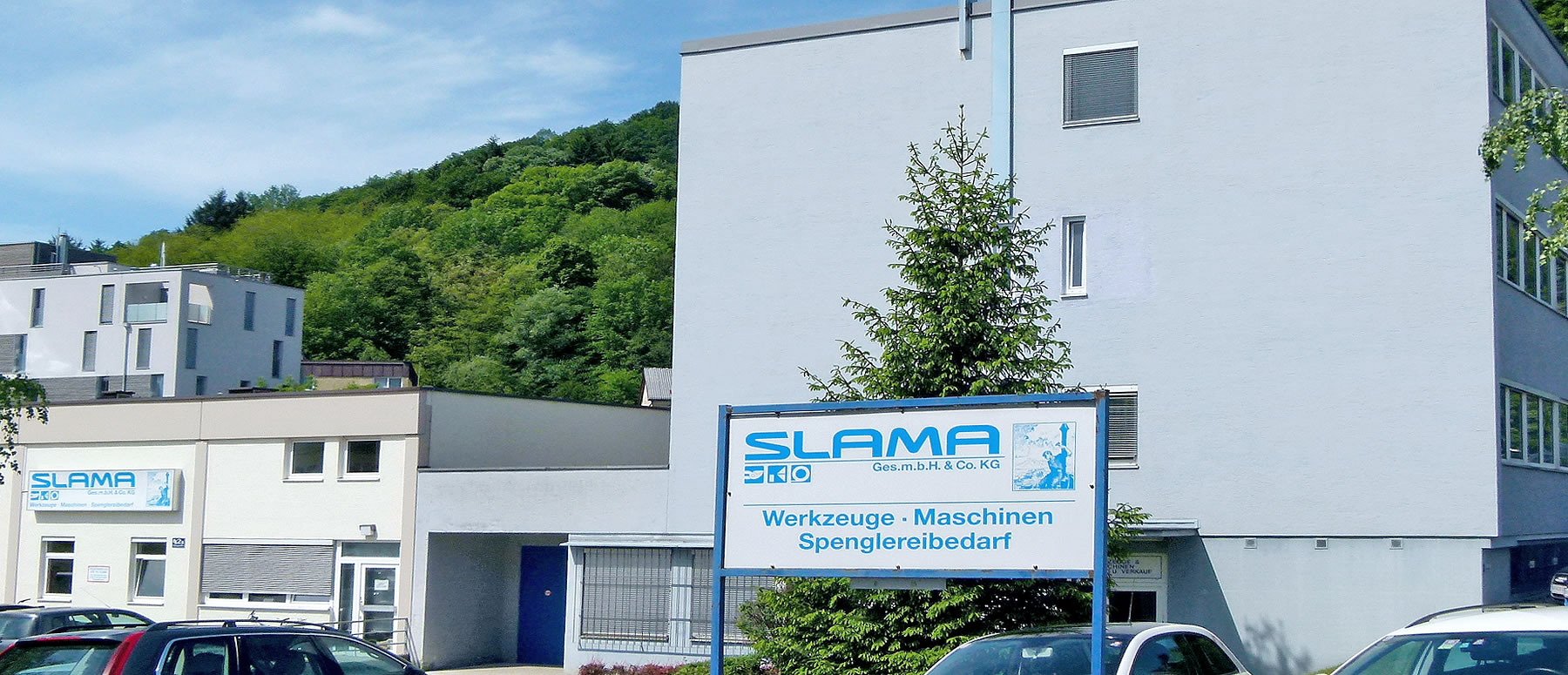 Firmensitz von Slama Salzburg - Werkzeuge, Maschinen und Spenglereibedarf